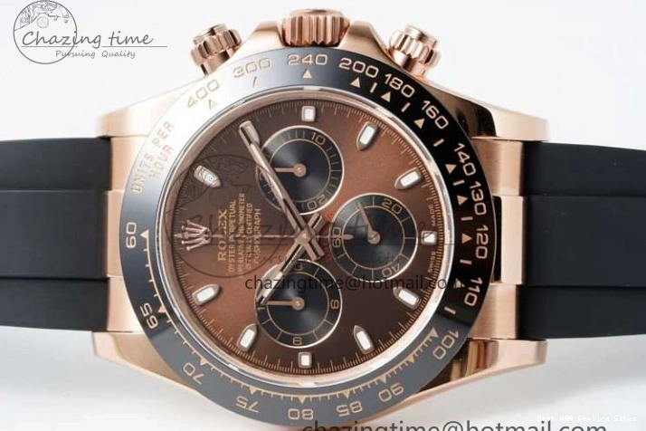 Best AAA Replica Sites Best Chocolate Strap 2274 Daytona QF Dial Edition 116515 SA 1:1 on Rubber Oysterflex Sophisticated 1218